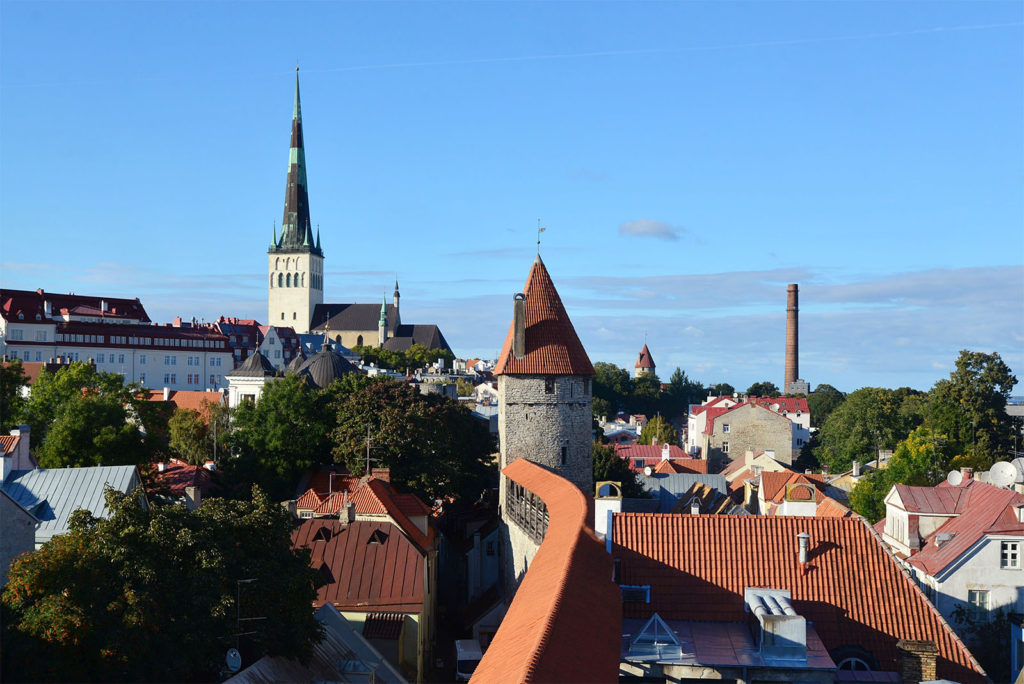 Blick über die Altstadt von Tallinn