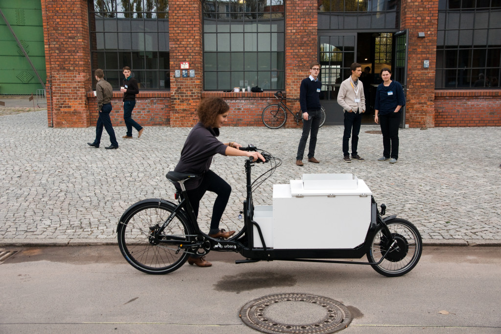 Ich ersetze ein Auto - Mit dem Lastenrad über den EUREF Campus