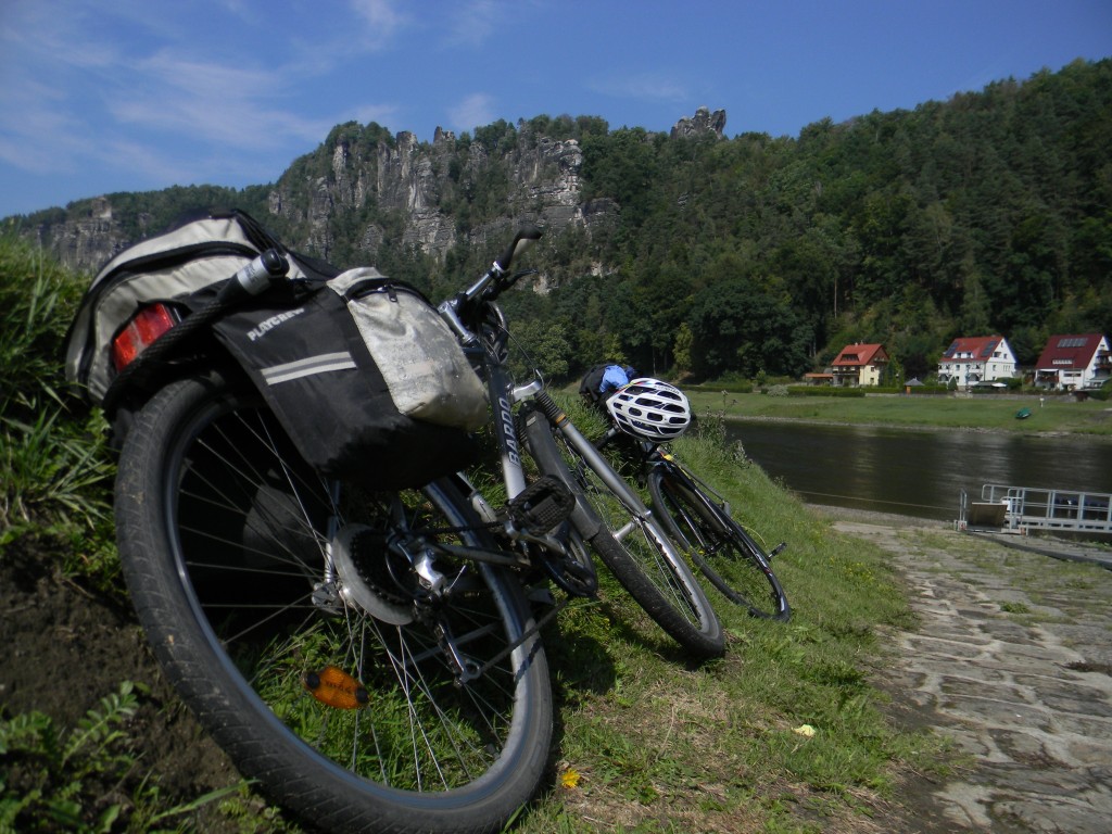 Pause unterhalb der Bastei