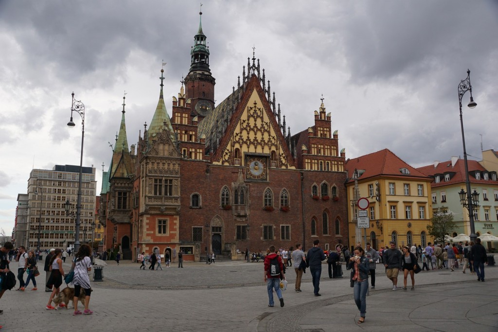 Die Zeit reicht für einen kurzen Besuch der sehenswerten Altstadt von Breslau.