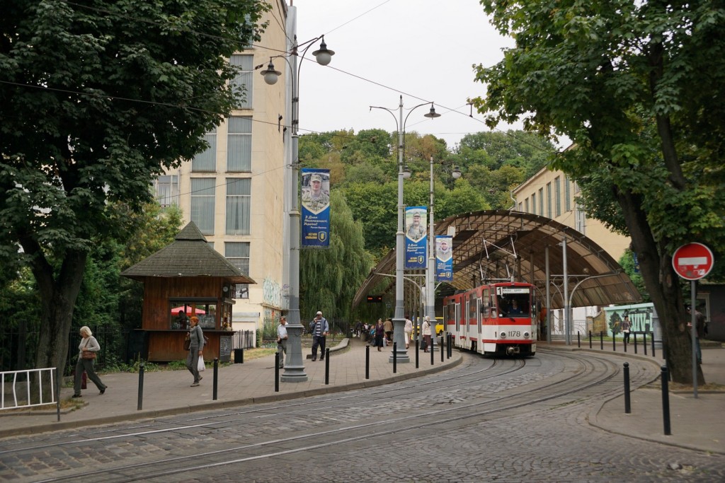 In der Lemberger Innenstadt.