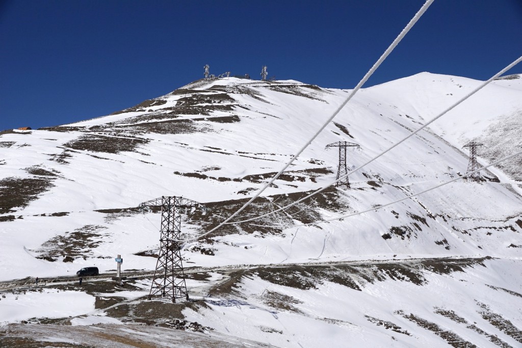 Schnee auf dem dritten 3.000er-Pass in drei Tagen