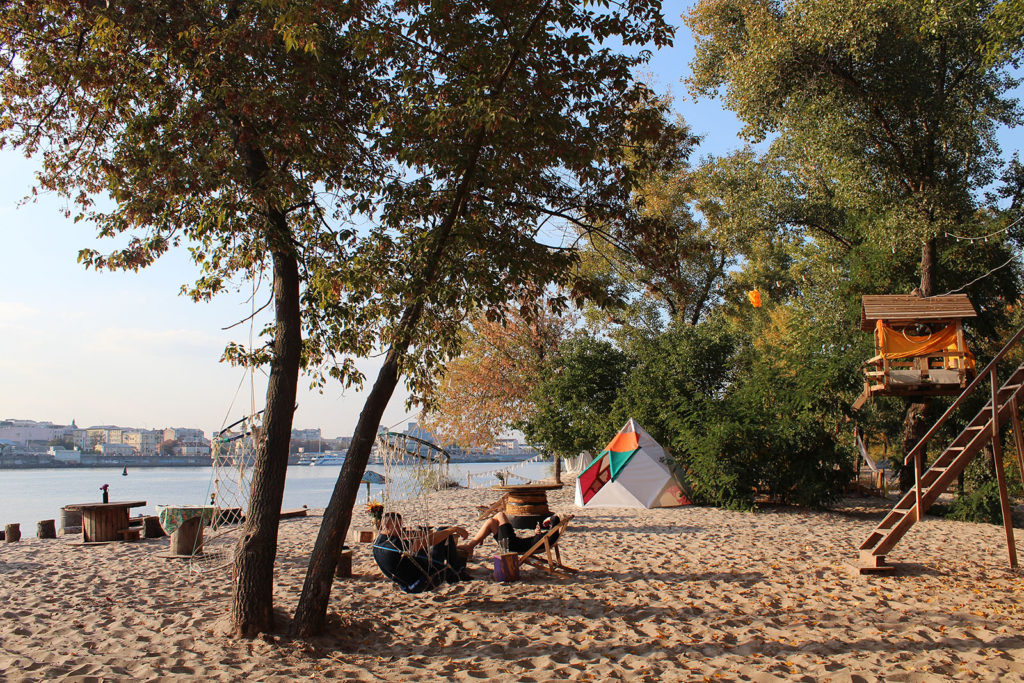 Strandbar am Dnepr