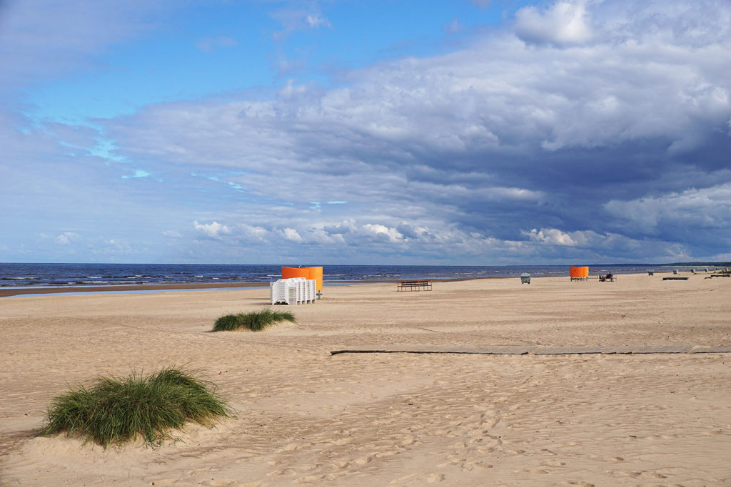 Am Strand in Riga