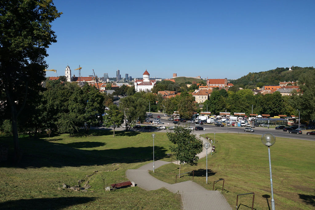Blick auf die Innenstadt von Vilnius